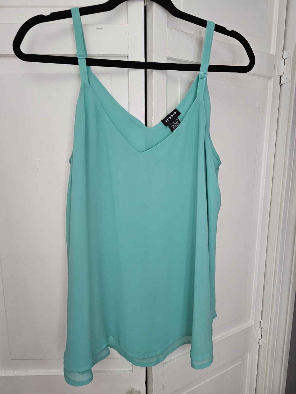 torrid Mint Green V-Neck Chiffon Cami